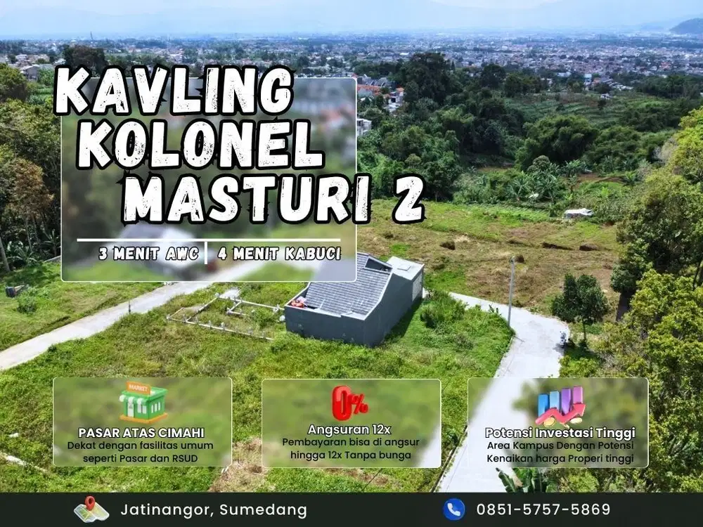 Kavling Standar Perumahan Di Area Wisata Cimahi