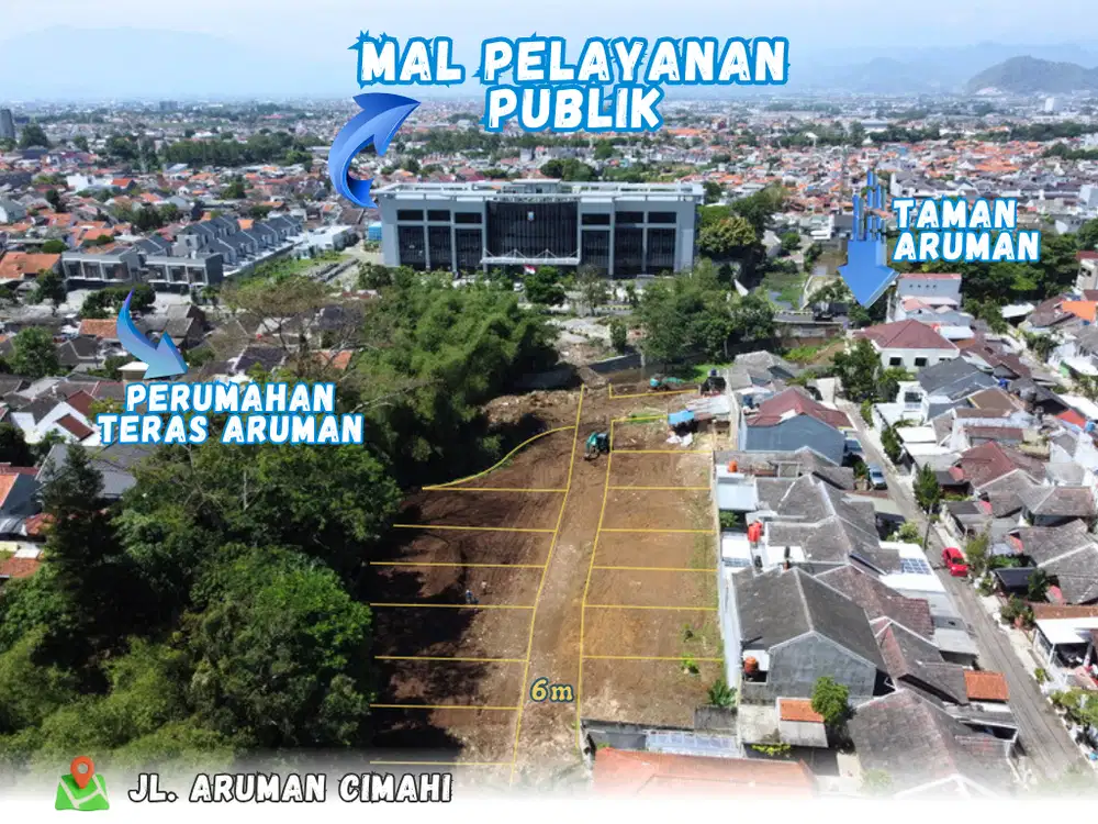 Tanah Kavling Cibabat Cimahi Utara Sudah SHM, Siap Bangun