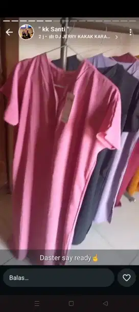 Daster cringkle baru