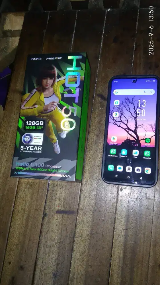 Infinix hot 50 fullset