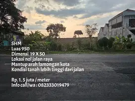 Tanah nol jalan raya cocok di buat gudang & pabrik