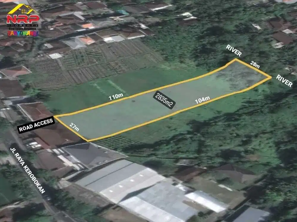 Dijual Tanah Murah Di Kerobokan Umalas Dengan View Sawah Dan Sungai