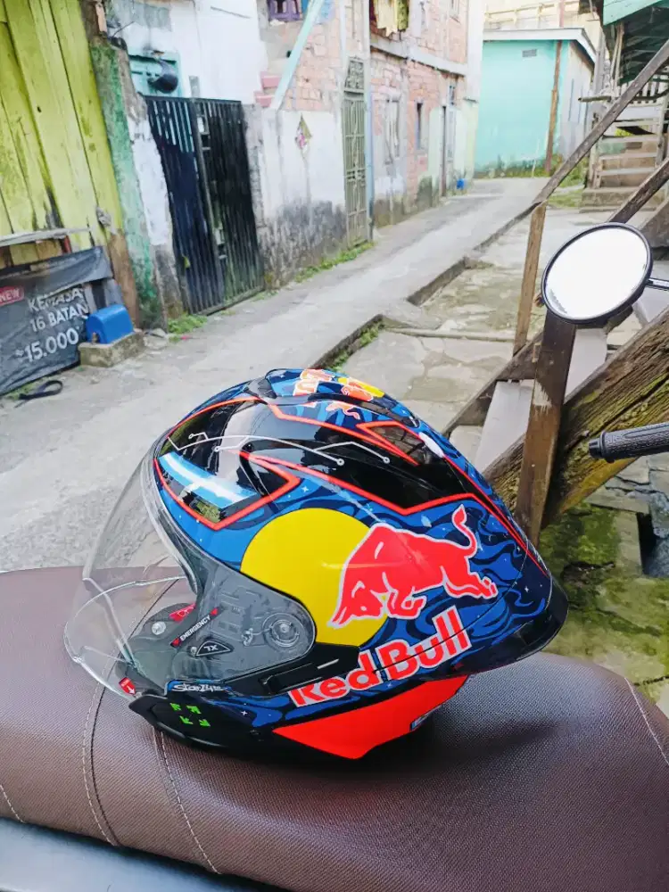 INK HELM TERRA 2 CUSTOM MOTIF JORGE MARTIN BLACK