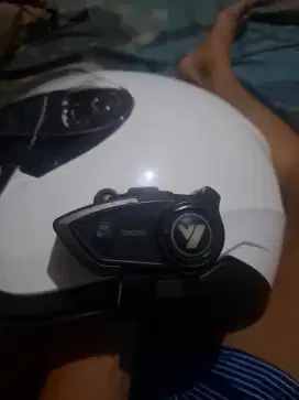 Helm Kyt Kyoto (M) + Intercom Zacro Y80 2x