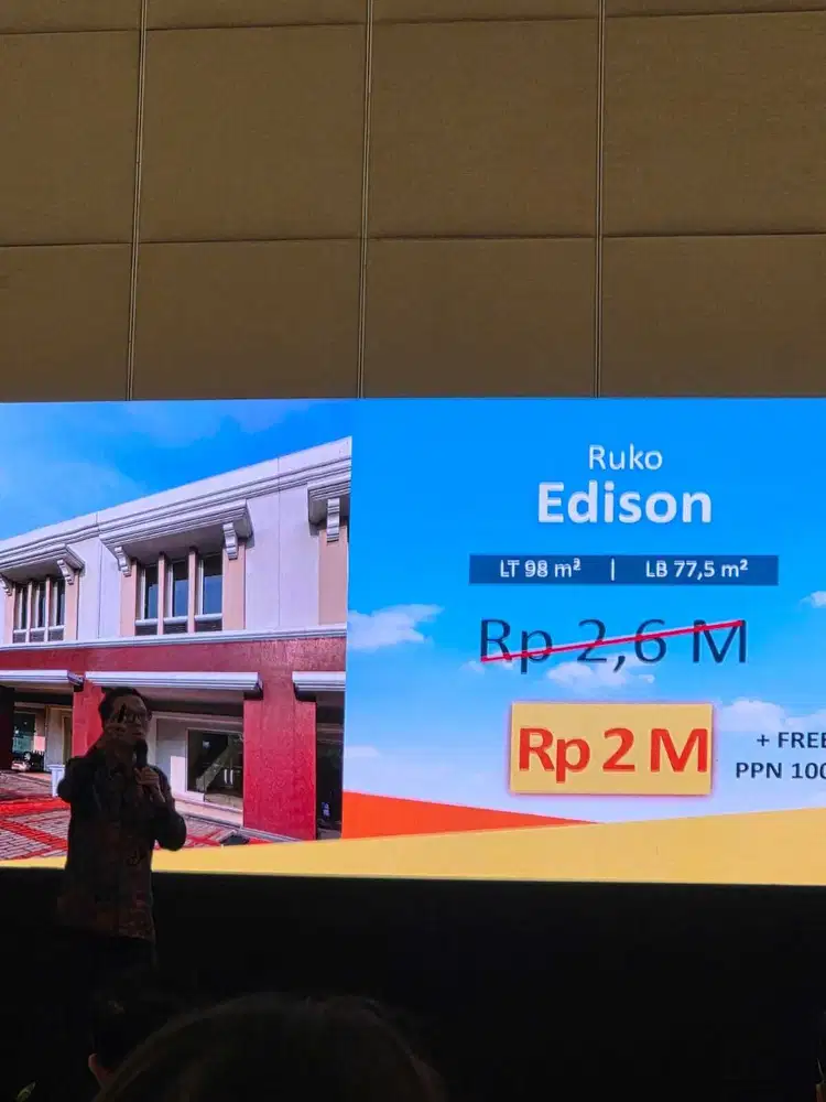 Ruko Edison Gading serpong baru siap usaha