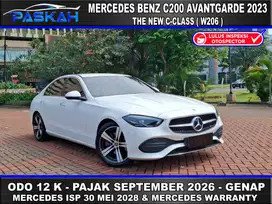 Odo=12k PAJAK=1TAHUN GENAP Bunga=4,5% MERCY C 200 avantgarde 2023