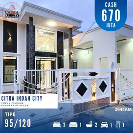 2644.Rumah Milenial Murah 95/120 Citra Indah City Jonggol Cibubur
