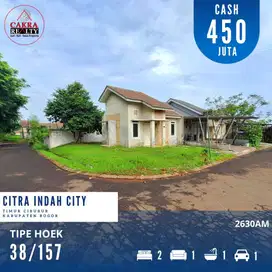 2630.Rumah Hoek Murah 38/157 Citra Indah City Timur Cibubur Cileungsi
