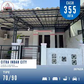 Rumah Murah 3 Kamar type 70/90 Citra Indah Jonggol Cileungsi Cibubur