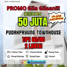 Rumah Modern Tipe Scandinavian Diskon 50Juta di Pudakpayung Town House