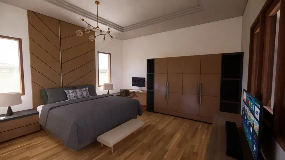 HUNIAN SEMI VILLA WITH POOL 4BR LOKASI PREMIUM SANUR