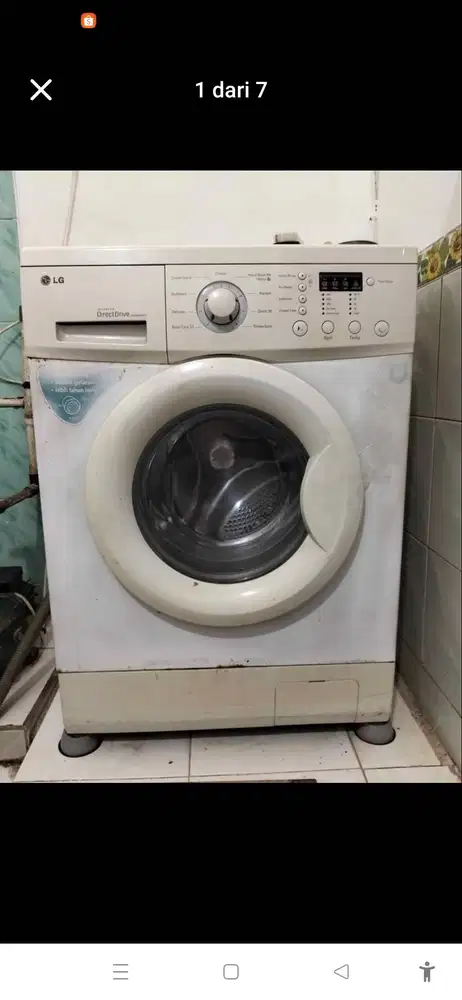 Jual mesin cuci LG front loading
