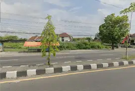 Tanah strategis tepi jalan raya utama Jogja dekat RSU Islam Klaten