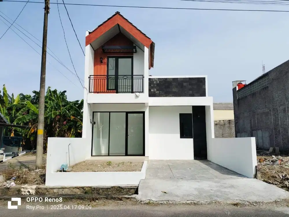 Dijual Rumah Siap Bangun Scandinavian Mezanine dalam perum