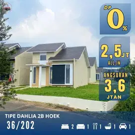 Rumah DP 0% Bebas PPN Dahlia 2B Hoek Citra Indah City Timur Cibubur