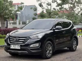 WARNA FAVORIT! SANTA FE 2.4 2015 HITAM KM 80rb ASLI DARI BARU