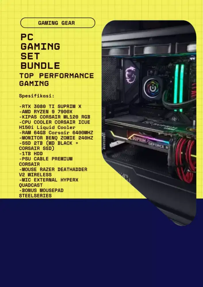 Pc gamming set bundle