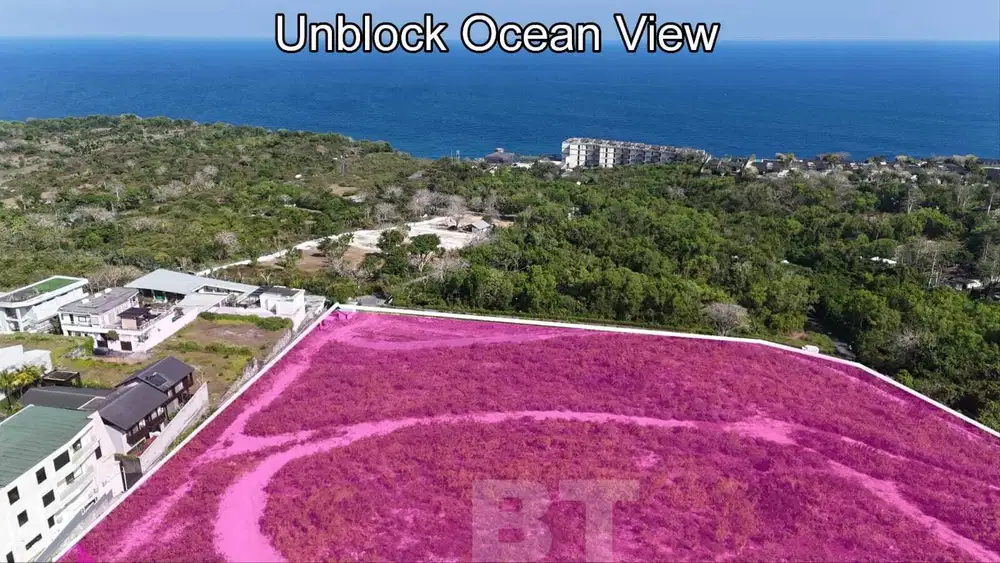 Tanah Unblock Ocean View Link Villa Resort Pecatu Bali