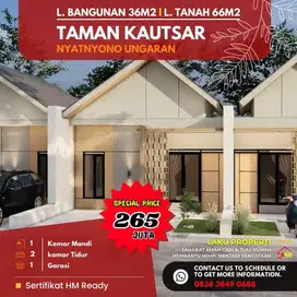 Rumah Murah Nuansa Alam Asri di Ungaran Barat Perum Taman Kautsar