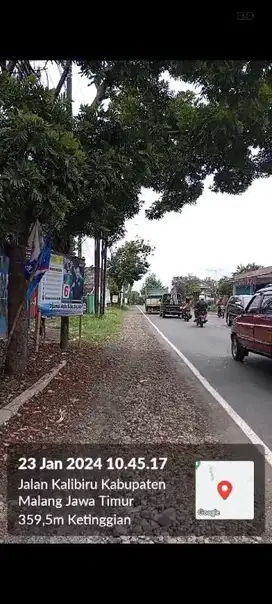 .Tanah dan bangunan rumah poros jalan raya jatikerto kromengan Malang