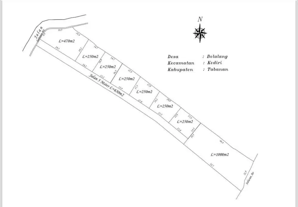 PREMIUM LAND CLOSE TO KEDUNGGU BEACH  SANGAT LANGKA TANAH DENGAN OCEAN