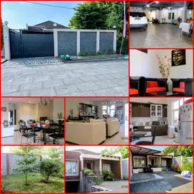 Rumah mewah dengan tanah luas gamping lingkungan strategis