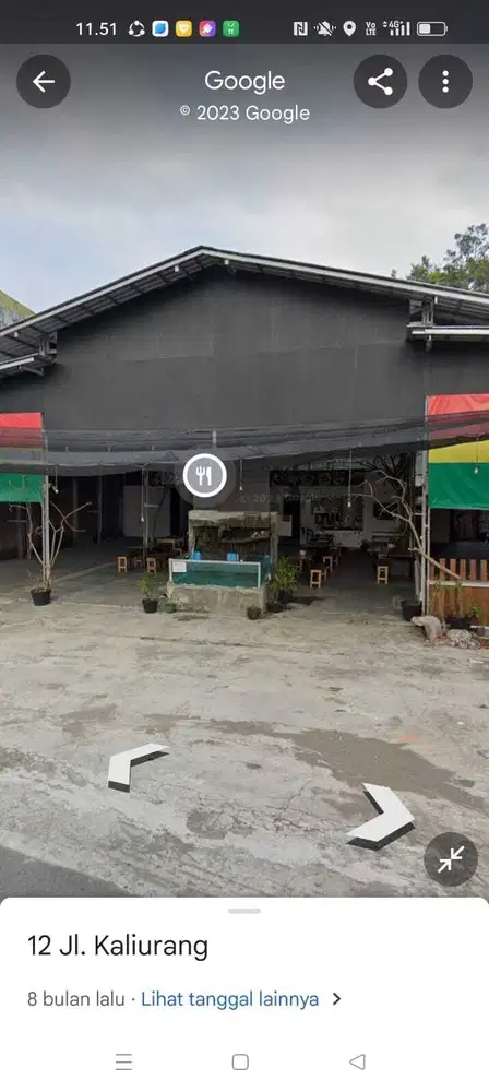 Tanah strategis cocok untuk usaha pinggir jln raya kaliurang KM 11