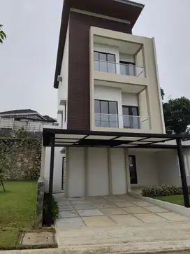 Dijual rumah mewah 3lantai harga murah Alaya Sentul city tanpa DP