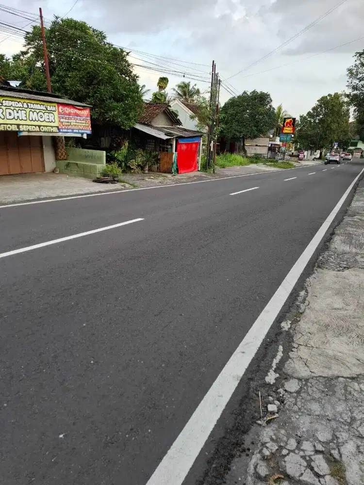 Tanah sangat strategis pinggir jalan raya palagan KM 13