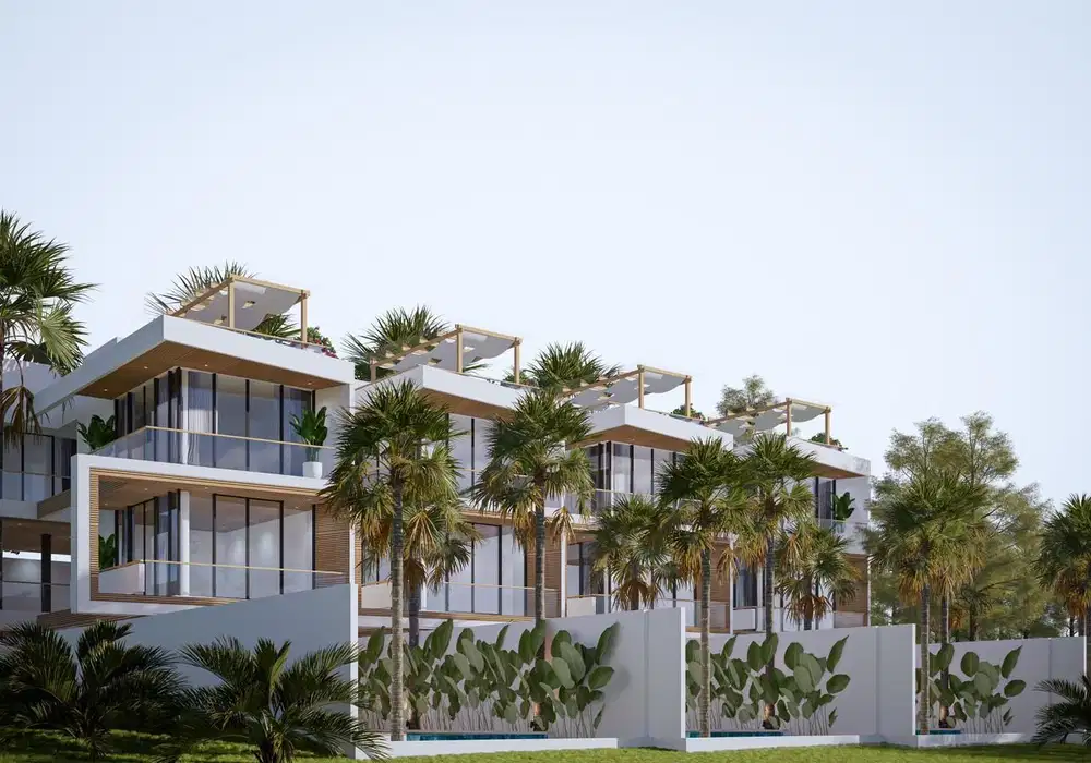 OCEAN VIEW VILLA DENGAN DESIGN MODERN TROPIS LOKASI NUSA DUA