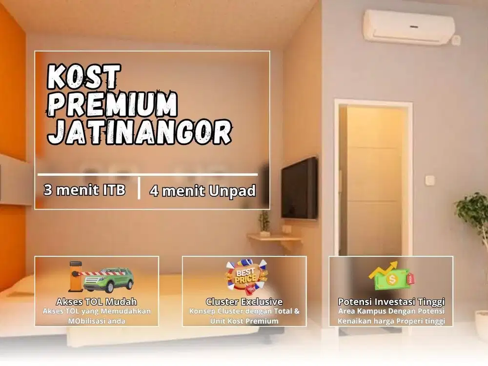 Rukost Premium Lingkungan kampus Jatinangor Unpad & ITB