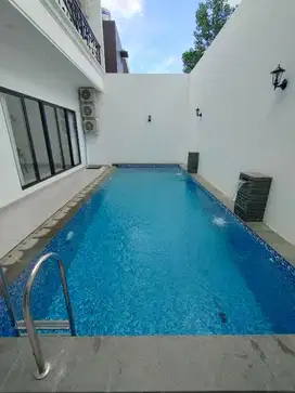 rumah baru private pool dan view bagus pegunungan