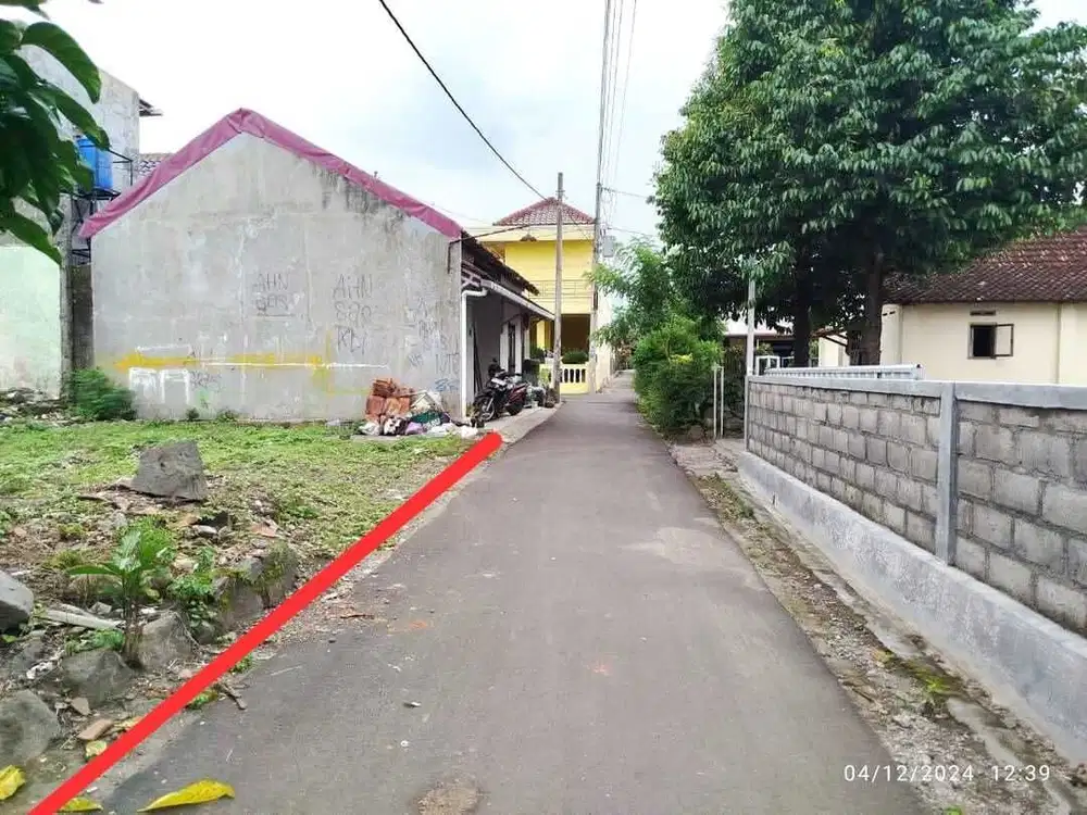 Tanah sangat strategis condongcatur cocok hunian dekat UGM