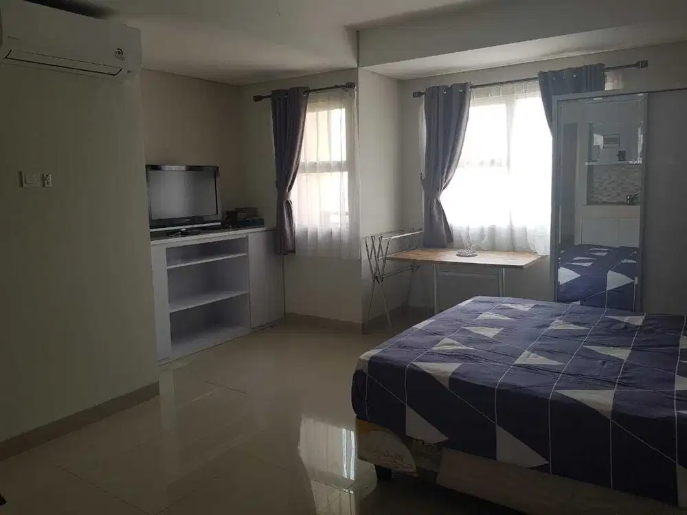 Disewakan Apartemen Studio 27m², Trivium Lippo Cikarang, 55 Juta/Tahun
