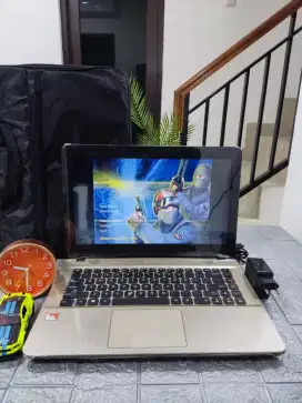 Asus Vivobook X441BA SSD+HDD Windows 10 Pro Siap Pakai