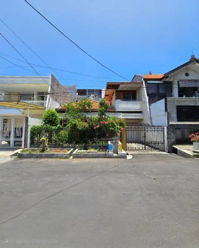 Rumah Kertajaya Indah STRATEGIS, garasi, carport