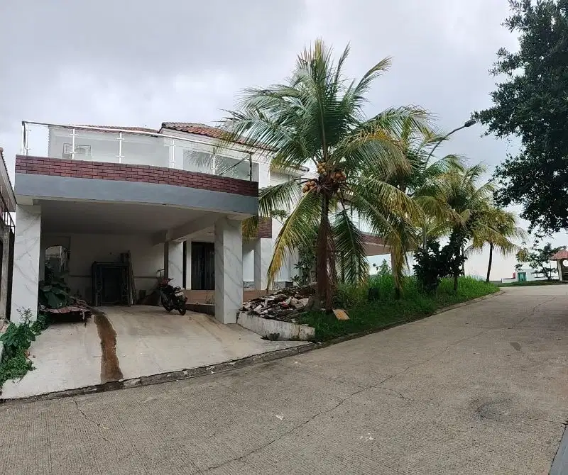dijual cepat rumah hook view bagus di cluster depan sentul