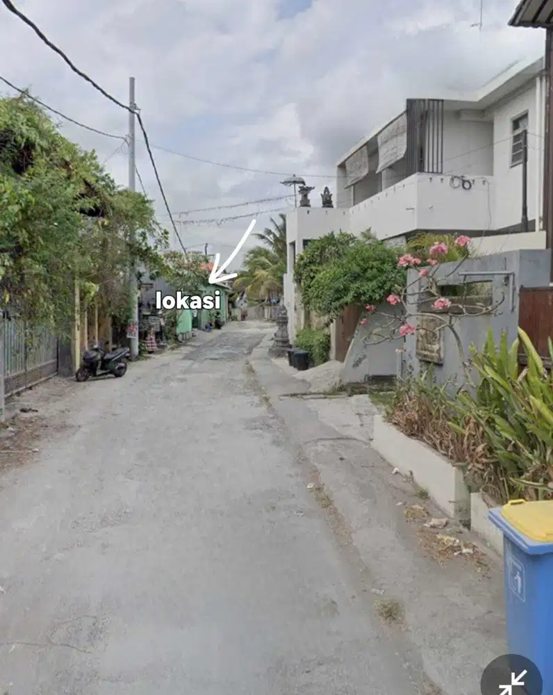 Jual cepat tanah 252m2 bonus kios jalan pererenan selatan