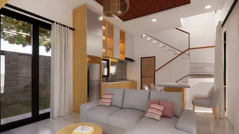Rumah Mewah Gaya Tropis View Istimewa