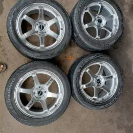 Velg te37 ring 16x7 4x100 ET 42 ban GT radial sx2 205/50 R16 4pcs