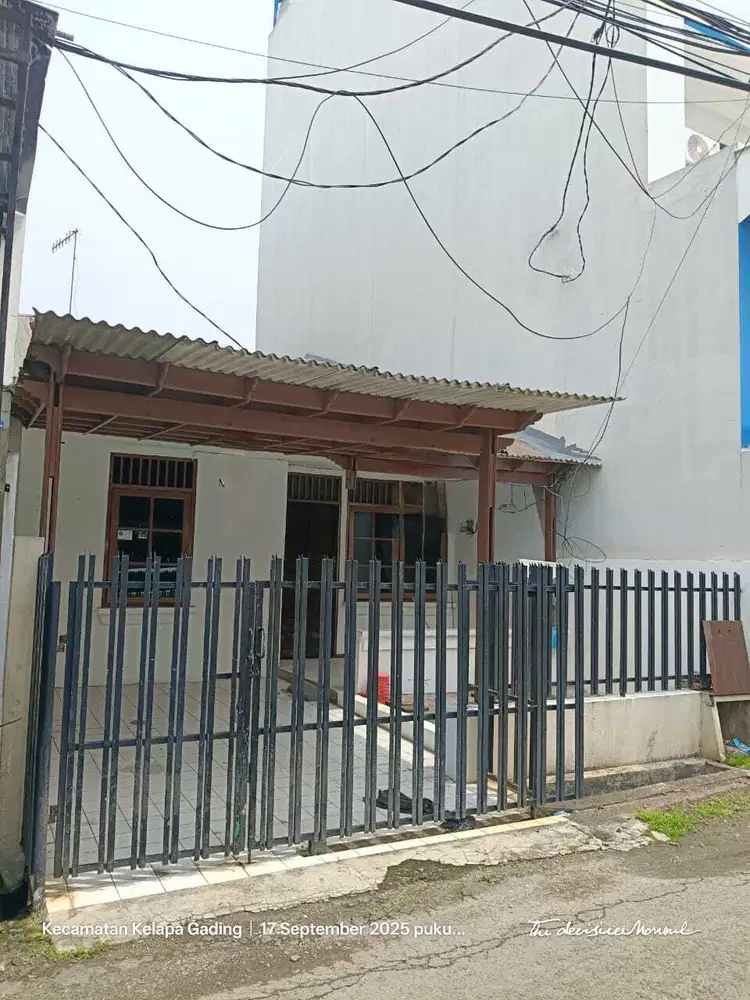 Rumah 5 menit dari mall kelapa gading gading indah kelapa puan