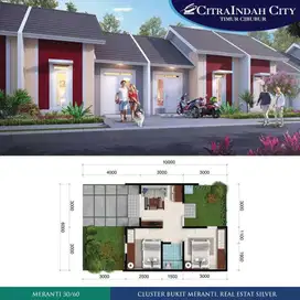 [rumah baru]Rumah 2 Kamar Murah Meranti 30/60 Citra Indah City