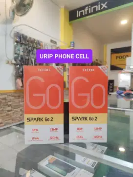 TECNO SPARK GO 2 4/64 promo+bonus cash & credit garansi Resmi