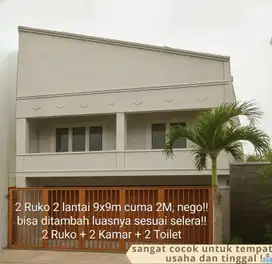 Rumah Strategis + Ruko Komersial Dekat MRT Lebak Bulus di Cirendeu
