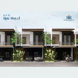 Royale Residence Type Royal 2 Lantai 4KT 3KM Fasilitas Kolam Renang