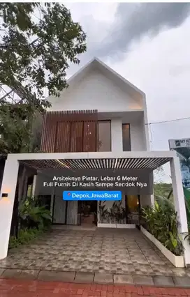 JDS Resort -Rumah Skandinavia Full Furnished Dekat Tol Sawangan Depok