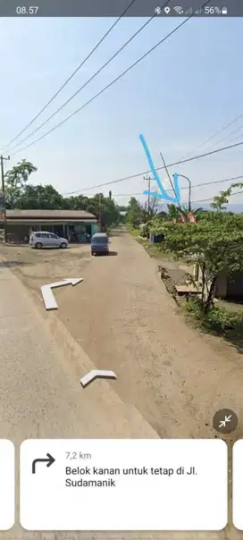 Dijual tanah dekat pom bensin jagabaya parung panjang