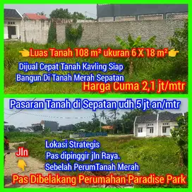 Dijual Cepat Tanah Kavling Siap Bangun di Sepatan