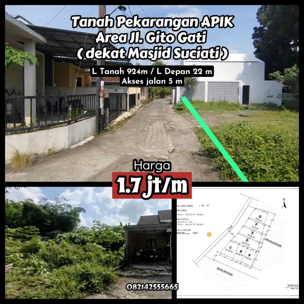 Tanab sangat strategis gito gati cocok untuk hunian