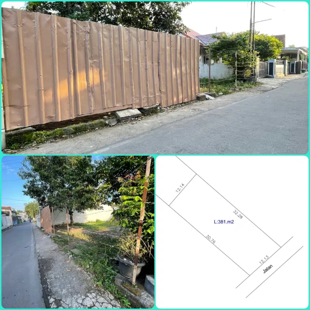 Tanah strayegis jln kaliurang KM 8 banteng cocok hunian